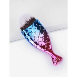 Ombre Mermaid Duo-Fiber Makeup Brush 💜